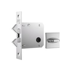 Fechadura 1006S WC Roseta Quadrada Classic Cromado - Stam