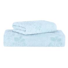 Kit Jogo De Toalhas Buddemeyer 2 Peças Banho e Rosto Lollipop 100% Alg