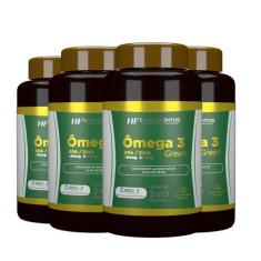 4x ÔMEGA 3 240 CAPS EPA 540MG + DHA 360MG HF SUPLEMENTOS, green