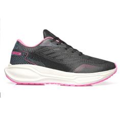 Tenis Feminino E Masculino Academia Leve Confortavel Olimp, Preto/Pink