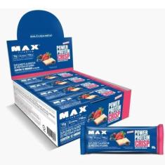 Power Protein Crisp Bar (Caixa c/ 12un de 44g) Max Titanium-Unissex