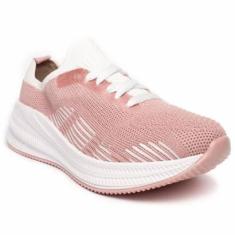 Tênis Molekinha Infantil Gaspea Knit Osaka - Rosa - 36-Feminino