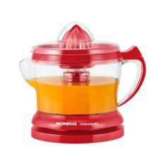 Espremedor de Frutas Mondial Red Premium 1,25L 30W Vermelho 127V - E-2