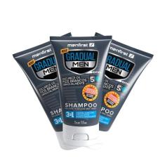 Shampoo Escurecedor De Cabelo Gradual Men  Menfirst (3X)