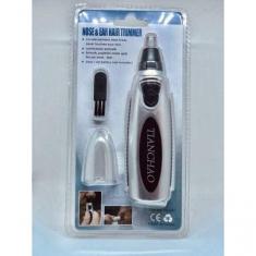 Aparador Depilador De Pelos Nasal Nariz Ouvido Orelha Cabelo Preto/prata