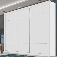 Guarda-roupa Lotse Sem Espelho Branco Carioca Móveis Branco