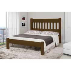 Cama de Casal Imperial de Madeira Maciça Tauari