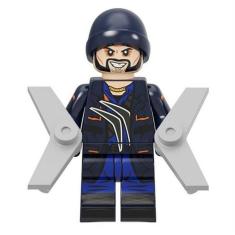 Boneco Blocos De Montar Esquadrão Suicida Capitão Bumerangue