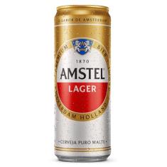 Amstel Cerveja Lager Puro Malte, Lata 350ml