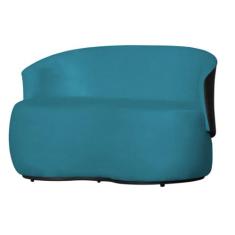 Namoradeira Beatriz Suede Azul Turquesa Composê material sintético Pre