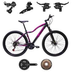 Bicicleta Aro 29 KSW MWZA Feminina 21 Velocidades Alumínio Freio Mecân
