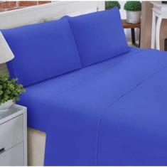 Jogo de cama Queen 4 peças Poliester Temos Todas As cores Luxo - Gaby 