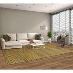 Tapete para Sala School Risca Amarelo 2,00x2,90 São Carlos - Tapetes S