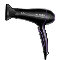 Secador de Cabelo Mondial SCN01 Black Purple 2000W Preto, Preto, 110V