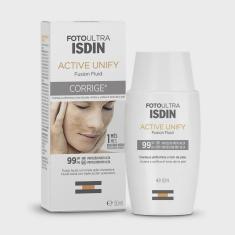 Clareador e Protetor Solar isdin Active Unify sem cor FPS99
