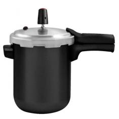 Panela De Pressão 4,5l Panelux Magnific Em Alumínio Com Antiaderente Ptfe Grafite