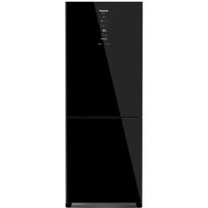 Geladeira Panasonic BB64 Frost Free 450L Inverter Vidro Preto NR-BB65GVFB