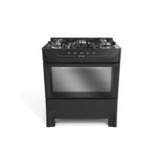 Fogão Mueller 5 Bocas com mesa de vidro Preto MFV5BB - Bivolt, Bivolt