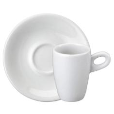 Xícara de Café Sofia Alta com Pires de Porcelana Schmidt 70 ml