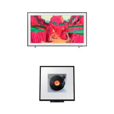 Combo Samsung Vision AI TV 75&quot; The Frame Pro 4K LS03FW + Music Frame LS60D