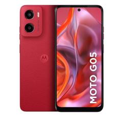 Smartphone Motorola Moto G05 256GB 12GB (4GB RAM + 8GB Ram Boost) Câmera 50MP com AI Bateria de 5200 mAh Tela 6.7 Superbrilho