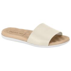 Chinelo Feminino Slide Napa Branco Off Beira Rio 8360.303-Feminino