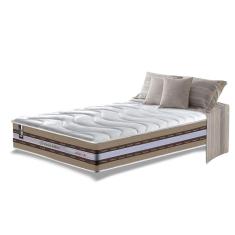 Colchão Solteiro de Molas Ensacadas D33 Cama inBox Select Firme 88x188x32 Bege