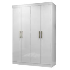 Guarda-Roupa Paris 4 Portas 2 Gavetas 100 MDF Maxel