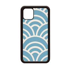 Capa padrão Wave japonês tradicional Edo para iPhone 11 Pro Max para Apple Mobile Case Shell