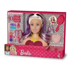 Boneca Barbie Busto Para Pentear E Maquiar - Pupee