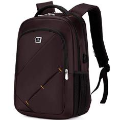 Mochila para laptop Usb mochila recarregável de tecido Oxford empresarial Mochila de grande capacidade Bolsa para computador de 20 polegadas, tecido Oxford ecológico