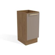 Balcão de Cozinha Modulado Botanic M621 c/ 1 Porta s/Tampo 40cm Noguei