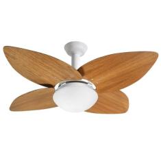 Ventilador de Teto Jet Aspen Venti-delta 4Pás Freijó, 220V, Branco