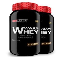 2x Whey Protein Waxy Whey (35%) - 2kg - Bodybuilders, Chocolate