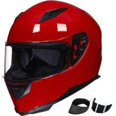 Capacete de motocicleta ILM Full Face com lenço de pescoço de inverno 