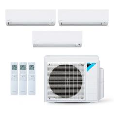 Ar-Condicionado Multi Split Inverter Daikin 28.000 BTUs (2x Evap HW 9.000 + 1x Evap HW 24.000) Quente/Frio 220V