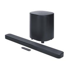 Soundbar JBL Bar 500 com 5.1 Canais Wireless 375W  RMS, Tecnologia MultiBeam 3.0™ e Dolby Atmos®