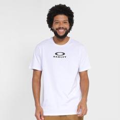 Camiseta Oakley Bark New Tee Masculina-Masculino