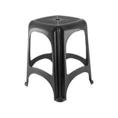 Banqueta Tramontina Niteroi Wk88 Branco, Preto