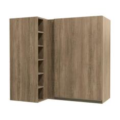 Armário Aéreo p/ Cozinha Canto Maxxi G768 c/ 1 Porta Nogal - Kappesber