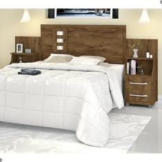 Cabeceira Para Cama Box Flórida Casal Extensível MDF MDP Malbec Casa H