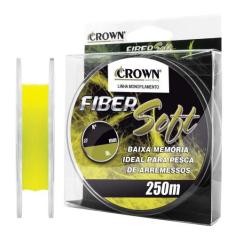 Linha Monofilamento Crown Fiber Soft 0,40mm 32Lb/14,49Kg - 250 Metros