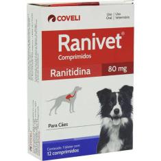 Antiácido Ranivet Cães Coveli  80Mg