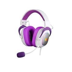 Headset Gamer Redragon Zeus X RGB, Surround 7.1, Driver de 53mm, USB, Microfone com Redução de Ruído, Branco com Roxo - H510WP-RGB
