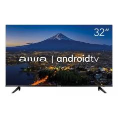 Smart Tv 32" Android Dolby Aws-tv-32-bl-02-a Aiwa Bivolt