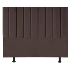 Cabeceira Estofada De Cama Casal Queen 160 Cm Marina Corino marrom