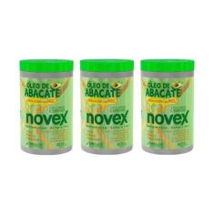 Creme De Tratamento Novex 400G Oleo De Abacate - Kit Com 3Un