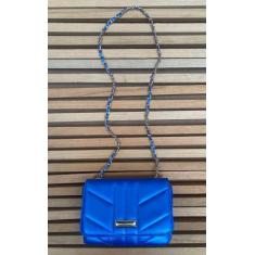 Bolsa feminina pequena de lado ombro e transversal alça corrente - SLE