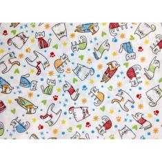 Tecido Patchwork AM-2594 Estampado Gatos 5545 Dohler 50X150Cm