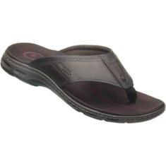 Chinelo Pegada 530641 03 Couro Masculino-Masculino